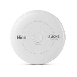 Nice SMOKE-CONTROL 301617340301 - optyczny czujnik dymu chroniący przed skutkami pożaru. Zwiększone bezpieczeństwo i komfort dzięki unikalnemu projekt