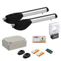 ROGER KIT R20/510/F Zestaw do bramy skrzydłowej (3,5 m + 3,5 m) Roger Technology