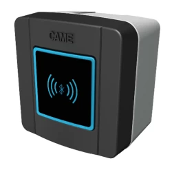 CAME ELB1SDG3 Selektor Bluetooth do montażu natynkowego z pamięcią na 250 użytkowników i niebieskim podświetleniem. Model 806SL-0250.