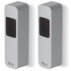 Nice EPSAB fotokomórki (nadajnik+odbiornik), zasięg 15m, BLUEBUS, aluminiowa obudowa