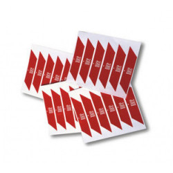 Nice WA10 nalepki ostrzegawcze na ramię szlabanu (24szt.)