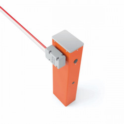 Nice WIDE M szlaban elektromechaniczny do obiektów publicznych i zastosowań przemysłowych, o długości ramienia do 4m. Jednostka centralna